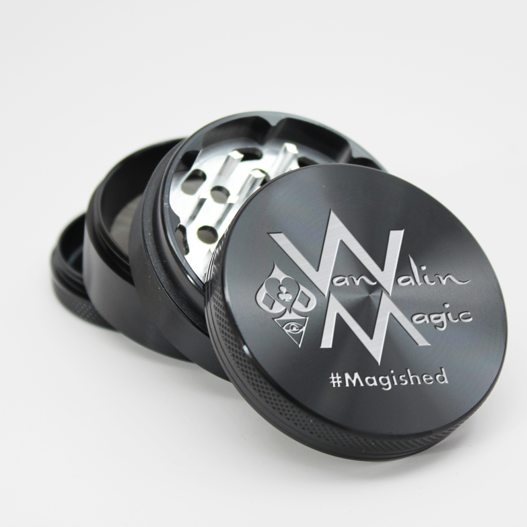 #Magished 4-Piece Grinder - Black