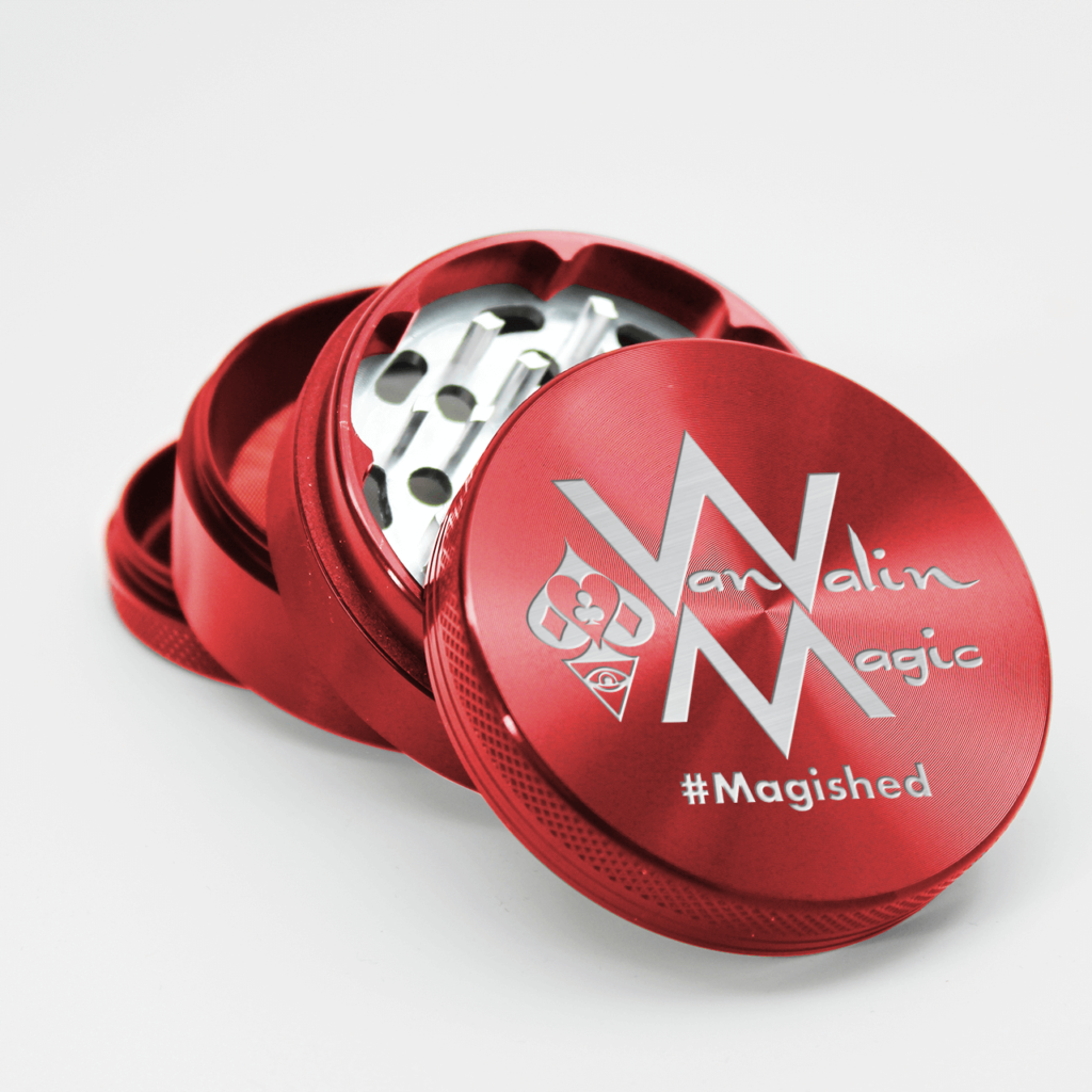 #Magished 4-Piece Grinder - Red