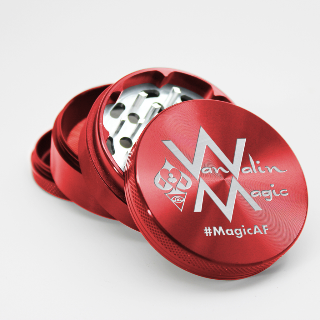 #MagicAF 4-Piece Grinder - Red